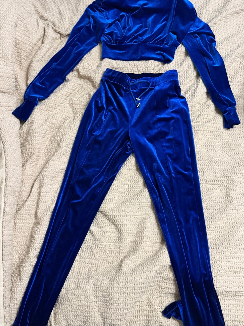 Her Universe Royal Blue Velour Pantsuit Set - Picture 3 of 8